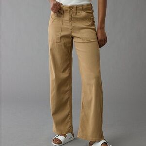AE Black Stretch High-Waisted Utility Stovepipe Pant